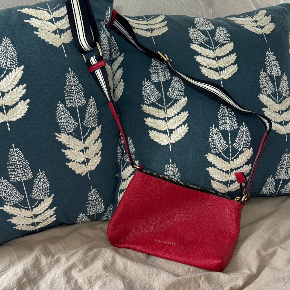 Marc Jacobs Vibrant Red Crossbody Bag